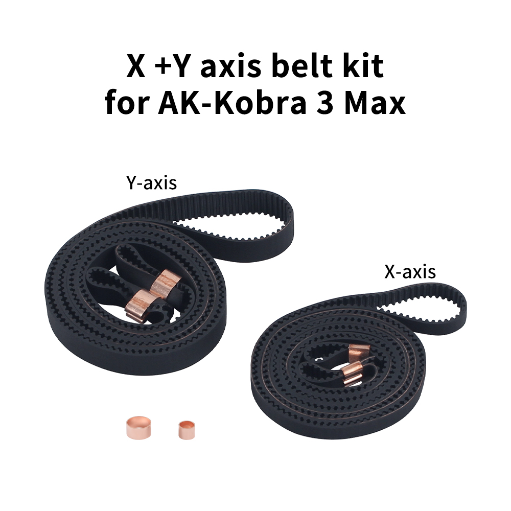 For Anycubic Kobra 3 Max  X +Y axis Belt Kit Accurate Delivery And  Durable X +Y axis Belt Kit  For 3D Printer Parts
