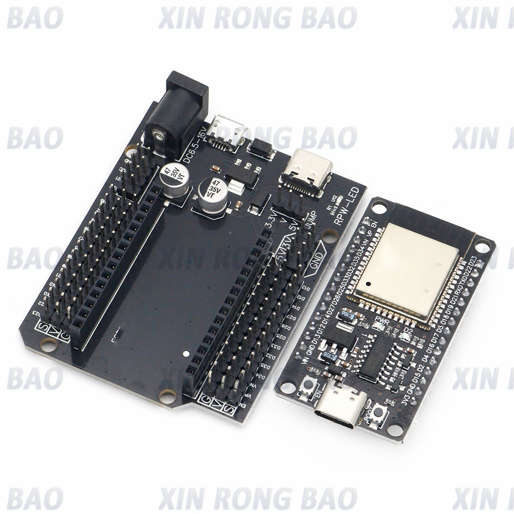 Макетная плата ESP32, беспроводной модуль Wi-Fi Bluetooth, сверхнизкое энергопотребление, двухъядерный, 30 контактов