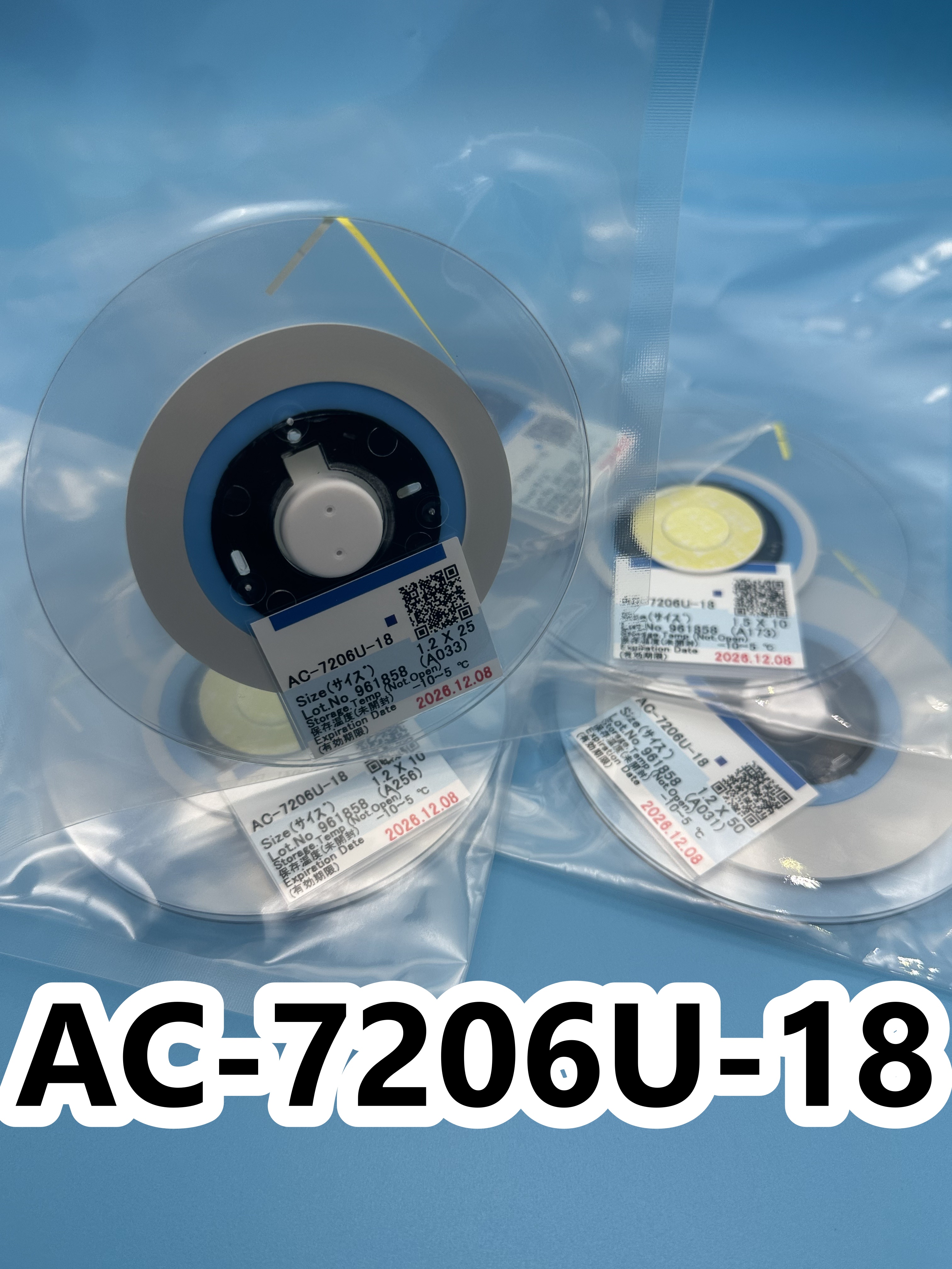 Nieuwe Datum ACF AC-7206U-18 TAPE Voor LCD Scherm Reparatie 1.2/1.5/2.0mm*10m/25m/50m Originele LCD Anisotrope Geleidende ACF Film