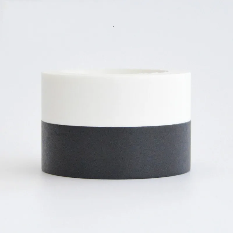 10M Black And White Style Washi Tape Adhesive DIY Scrapbooking Sticker Label Masking Tape  school office supplie