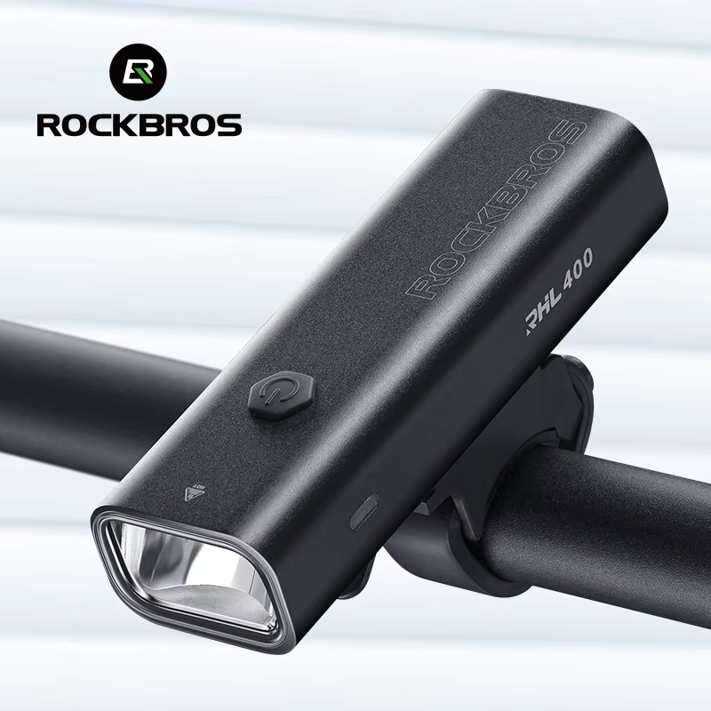 ROCKBROS Bicycle Light Rainproof Type-C Charging LED 2000mAh MTB Road Bike Front Lamp Headlight Ultralight Flashlight Bike Light
