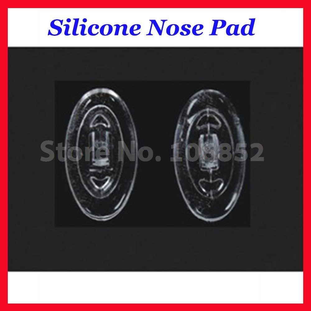 500 pièces = 250 paires livraison gratuite plaquettes nasales ovales en Silicone taille 11mm 12mm 13mm 15mm 16mm vis à pression