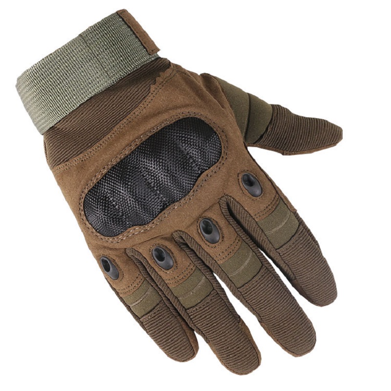 Guanti tattici militari per uomo Guanti sportivi da esterno resistenti al taglio Tattici senza dita Guanti da combattimento da tiro DT134