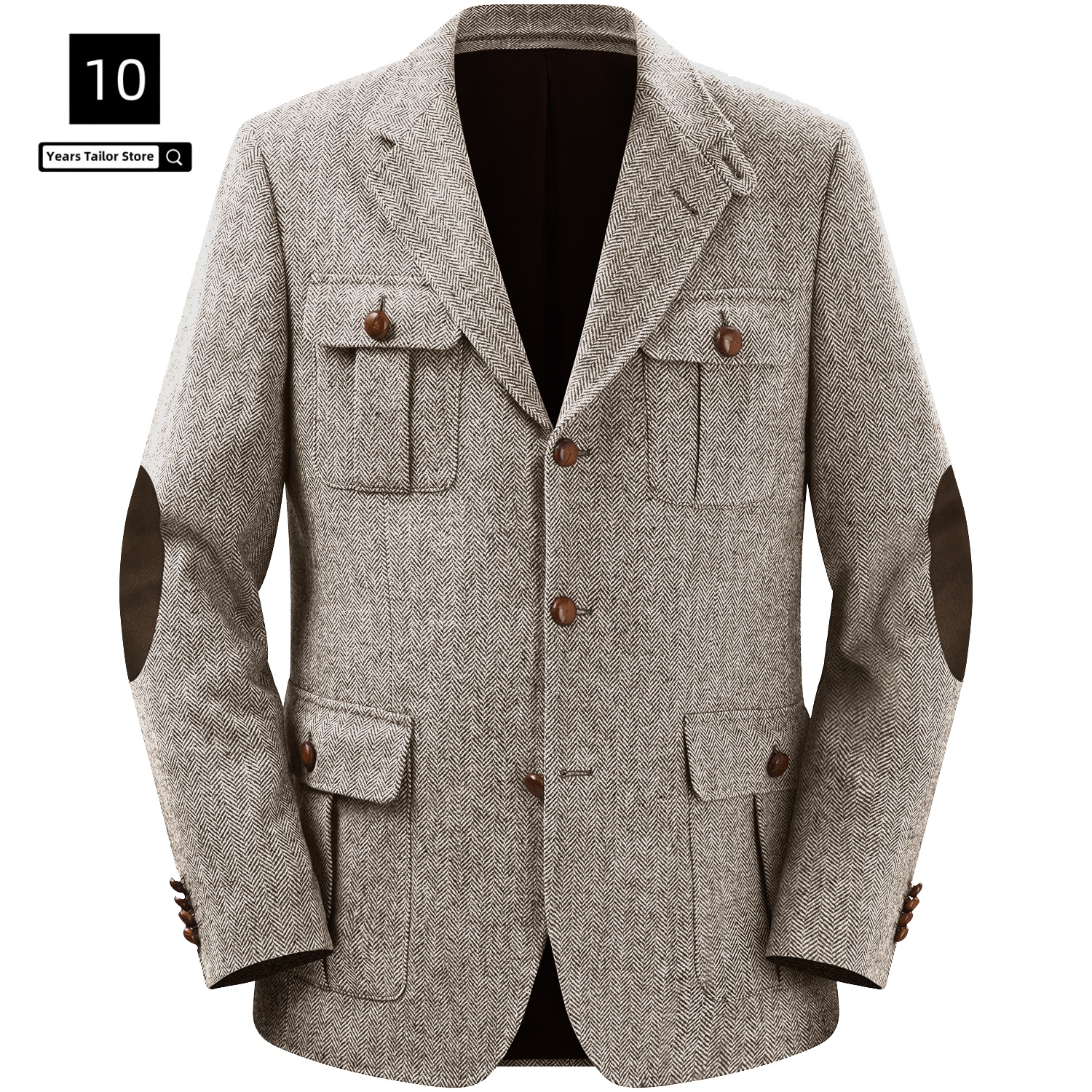 Blazer masculino espinha de peixe duplo breasted casual elegante homem terno retro novo estilo jaquetas casaco roupas de palco masculino