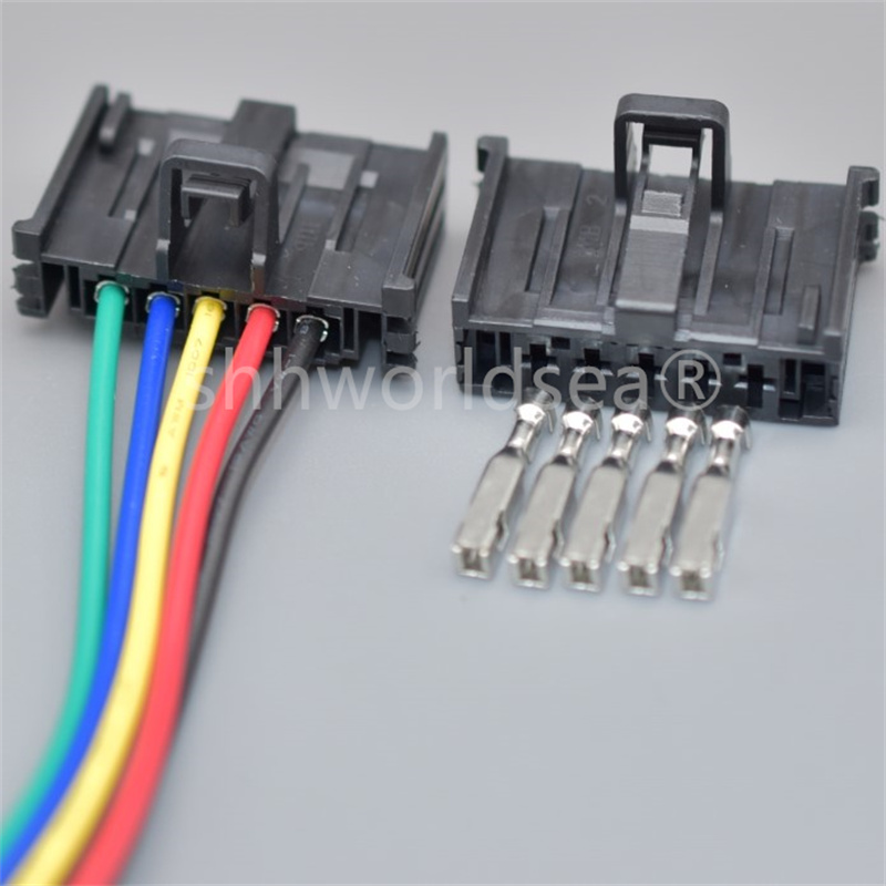 5P Mobil 77364061 untuk Citroen Peugeot Alfa Romeo Jumper Boxer Fiat Ducato 6450XR 55702407 Kabel Resistor Kipas Motor Blower