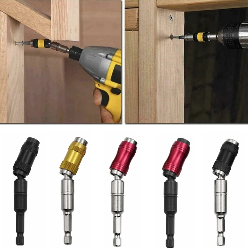 Puntas de destornillador de anillo magnético hexagonal de 1/4 ", herramientas manuales, varilla de extensión de broca, soporte de cambio rápido, guía de accionamiento, punta de taladro de tornillo
