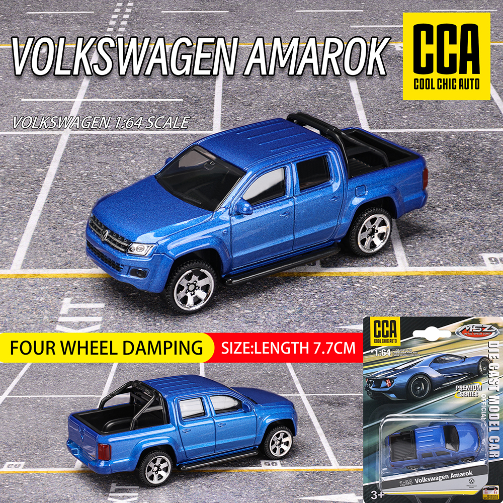 Cca msz 1:64 volkswagen amarok exquisites hängendes modell klassisches auto statisches auto modell legierung druckguss auto modell sammlung geschenk