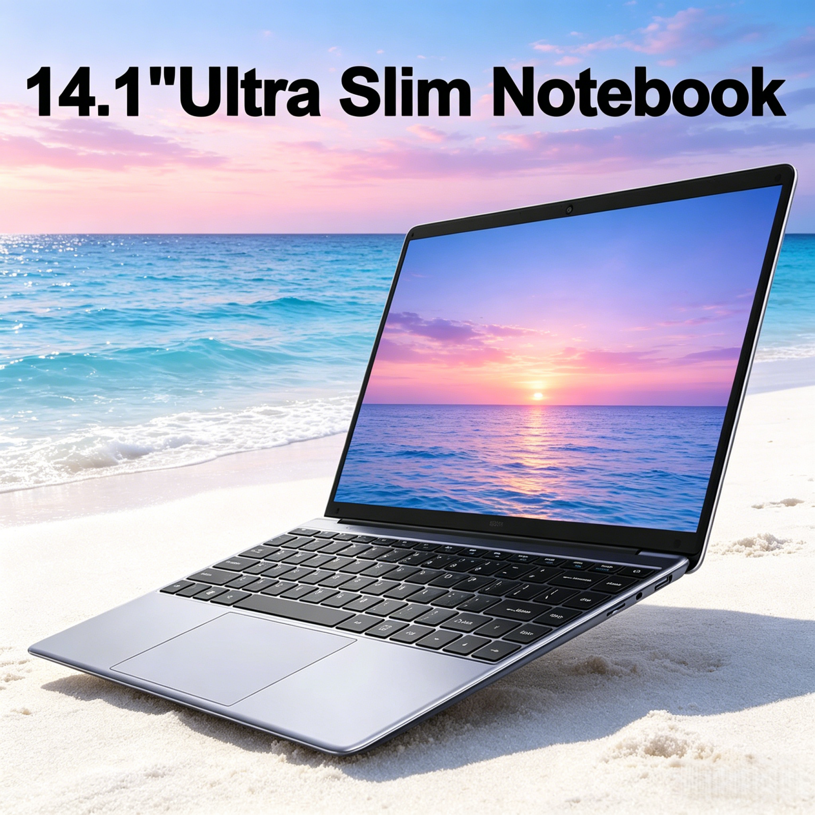 LENO Ultra Thin 14.1" Notebook PC, Core i7 8650U Processor, 32GB+2TB, Windows 11, 1080P HD Gaming Computer