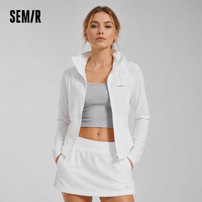 Semir Damenjacke, UV-Schutz, kühles Gefühl, atmungsaktiv, feuchtigkeitsableitend, hochelastisch, schmal, Raglan-Ärmel, Wandern, Outdoor-Oberteil 202