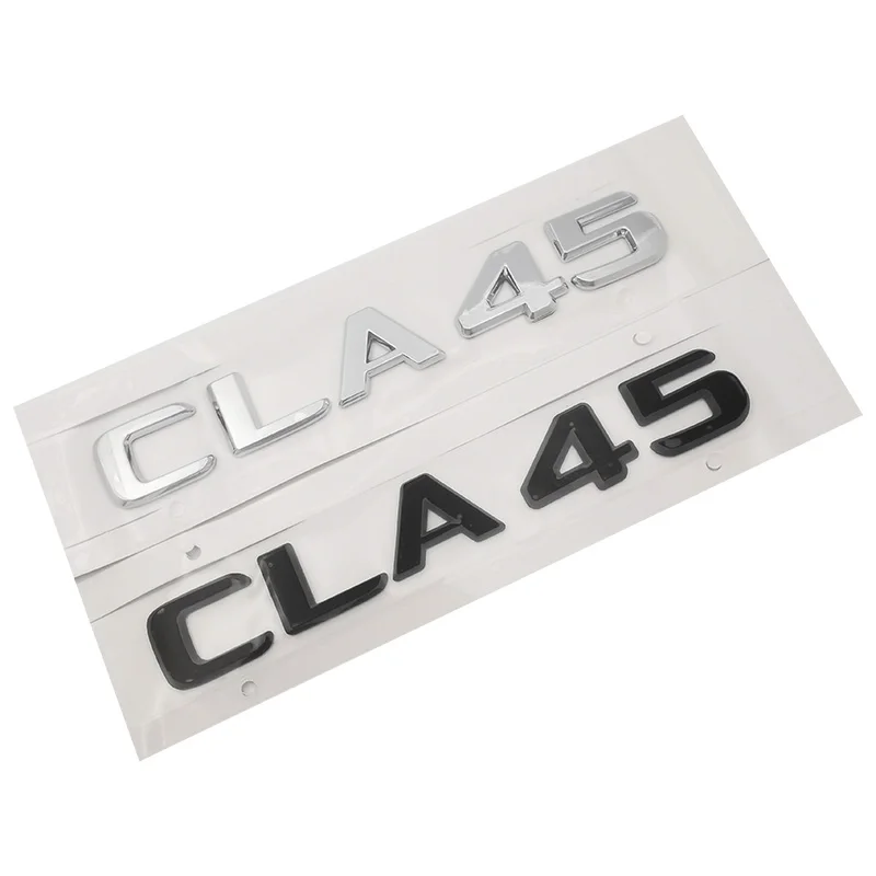 Матовый черный "CLA 45" багажник автомобиля, задние буквы, значок, эмблема, буква, наклейка, наклейка для Mercedes Benz AMG CLA Class CLA45 AMG