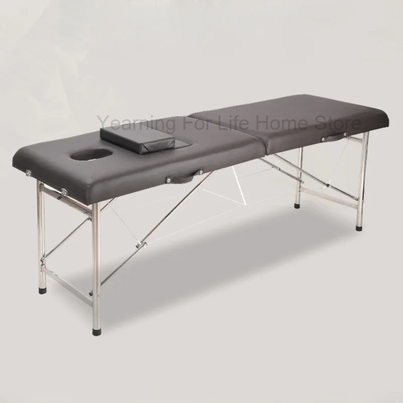 Cama de massagem cosméticos spa mesa de beleza de lit maca portátil pliante dobrável profissional esteticista camillas masaje