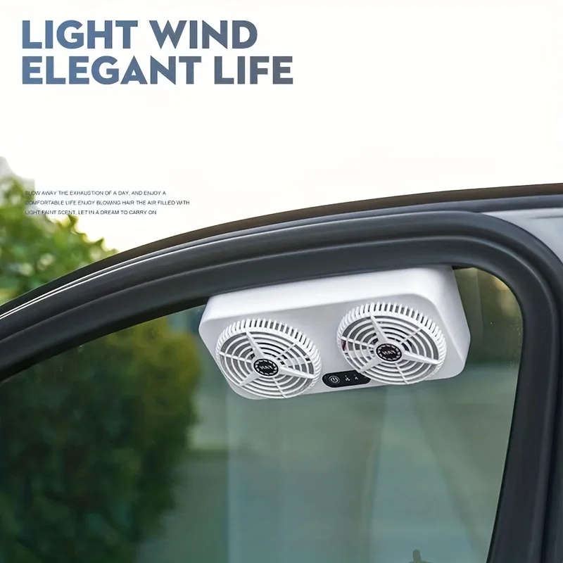 Neuer USB-Auto-Lüfter Auto-Abluft ventilator Fenster ventilator Kühler Kühler Energie sparender Auto kühler Lüfter Desodor ierung