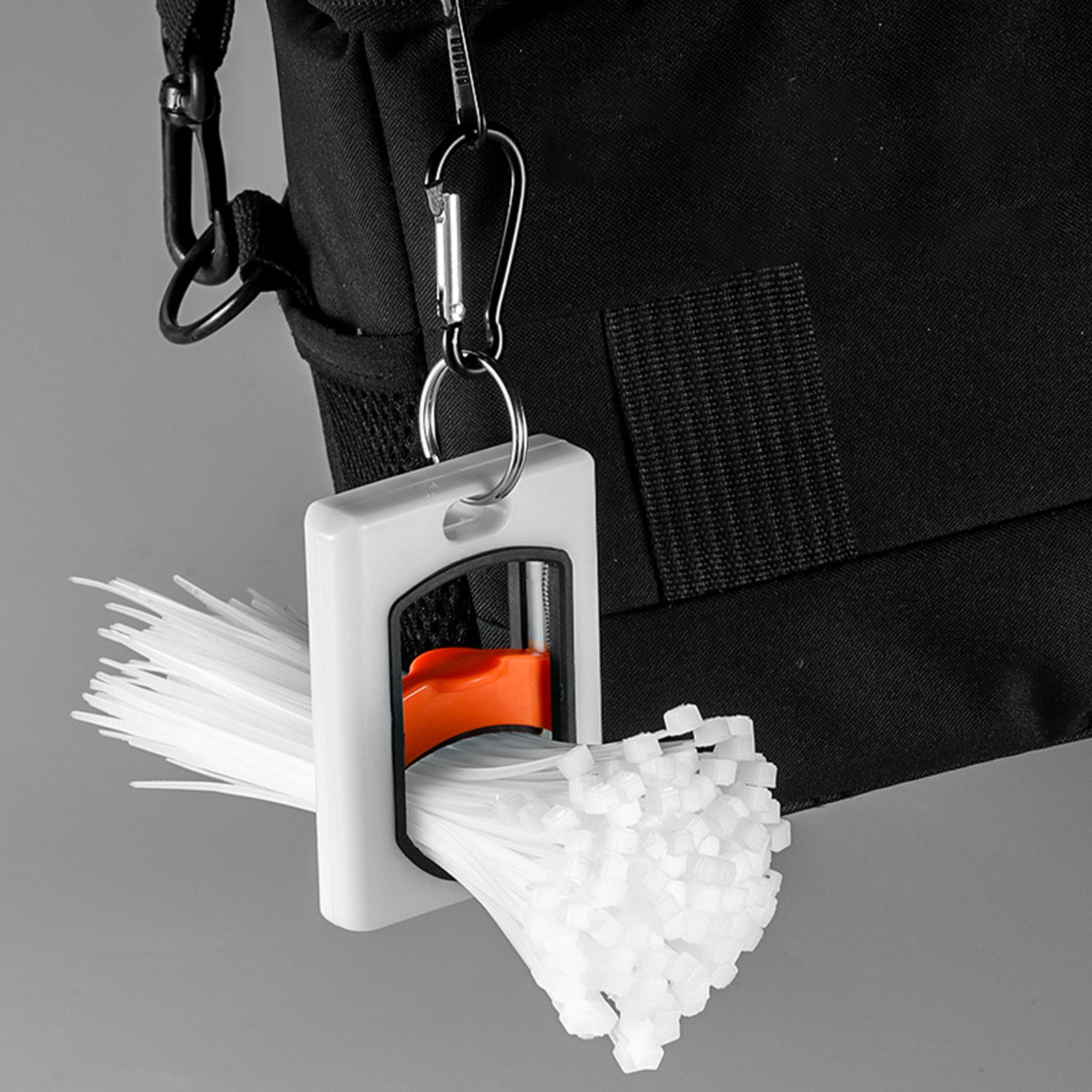 ο»ΏGlow In Dark Fluorescent Cable Tie Organizer Square Reusable Cable Tie Holder Wire Ties Keeper Portable Cable Tie Storage Tool
