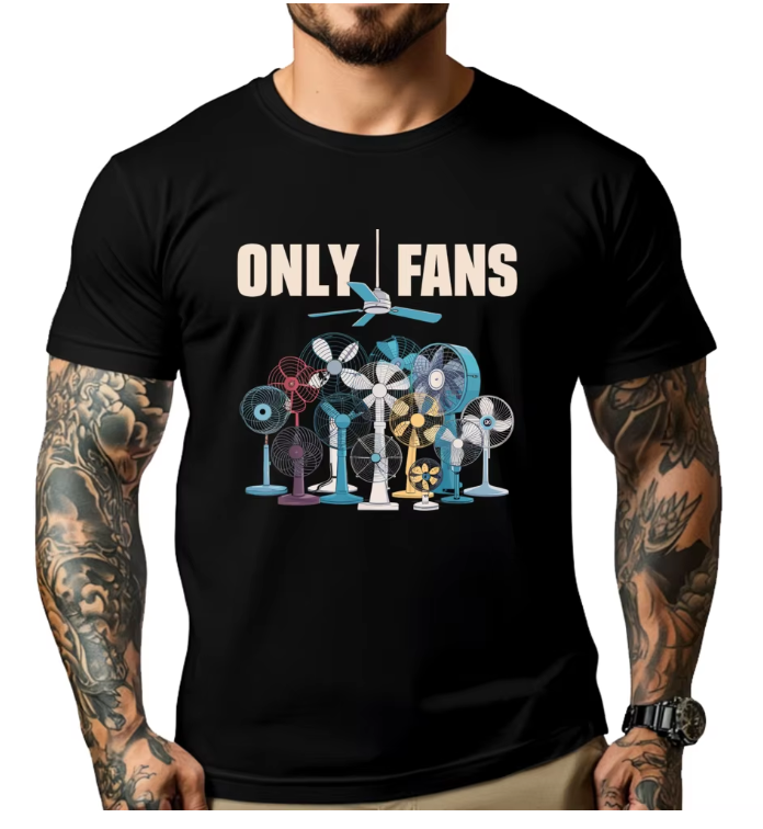 Camisetas Masculinas Plus Size da Only Fans, Moda Masculina, Camisetas de Algodão com Estampa de Manga Curta