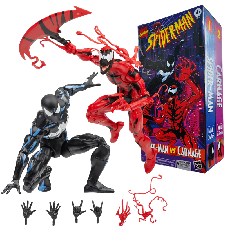 Venom: The Last Dance Film Versão Venom vs Spider-Man Figura de ação conjunta brinquedos móveis modelo crianças coleção brinquedo presente
