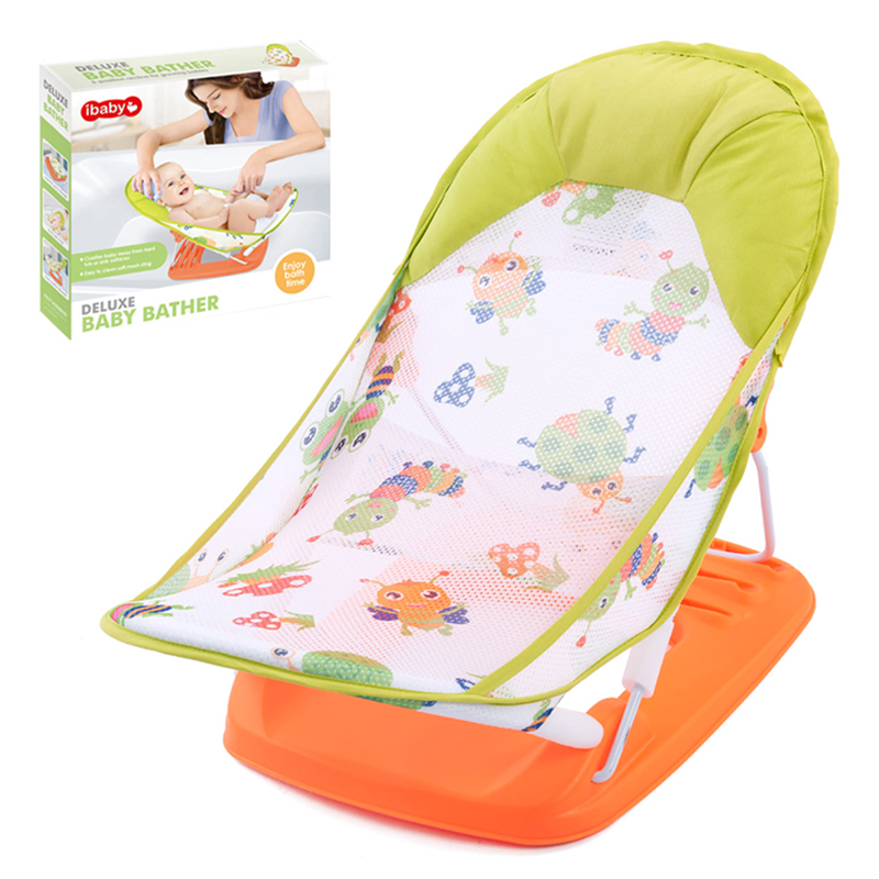 Summer Deluxe Baby-Badesitz, bequem, zusammenklappbar, Baby-Badewannen-Schaukelstuhl, Badewanne für Babys bis Kleinkinder – rutschfester Sitz