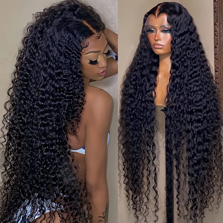 Peluca de Cabello Humano Brasileño Rizado Suelto Rubio, Ondulado Profundo, 13x4 13x6, Encaje Frontal HD, Sin Pegamento, Diseño de Gorro Transpirable para Mujeres
