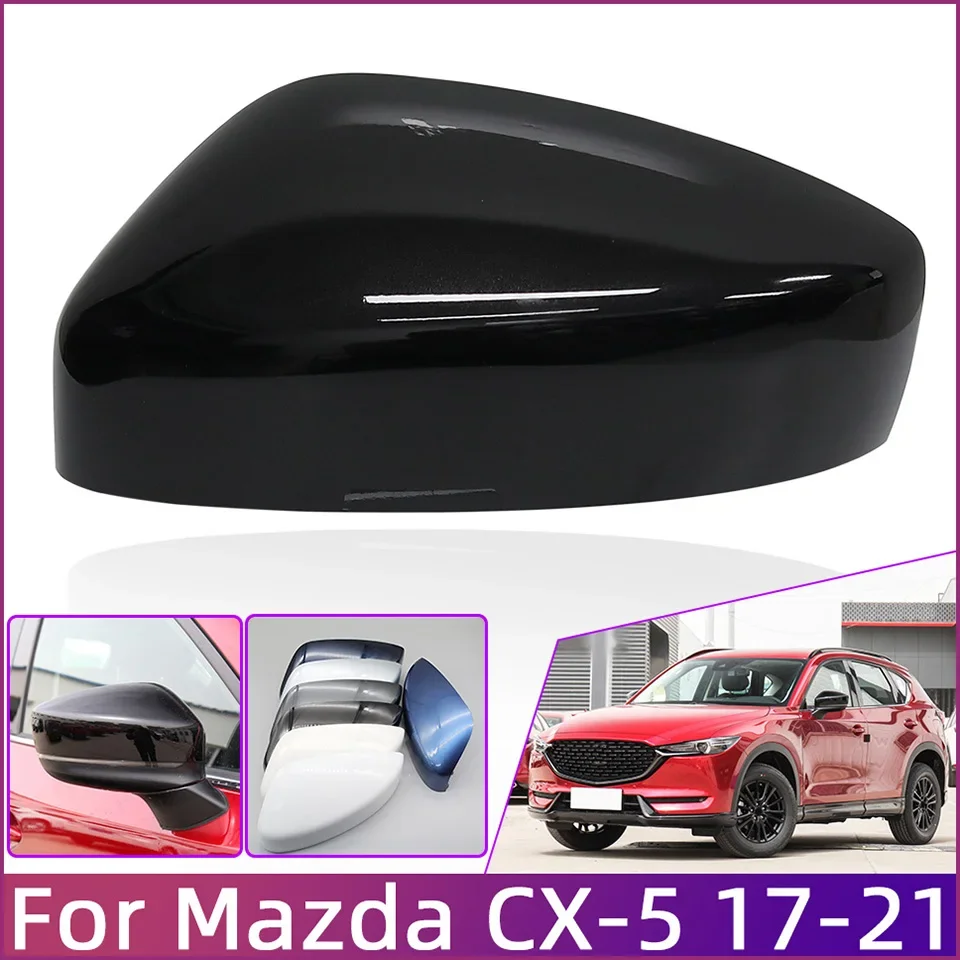 Voor Mazda Cx5 CX-5 Kf 2017 2018 2019 2020 2021 Deur Buiten Achteruitkijkdeksel Deksel Vleugel Achteruitkijkspiegel Behuizing Dop Geverfd