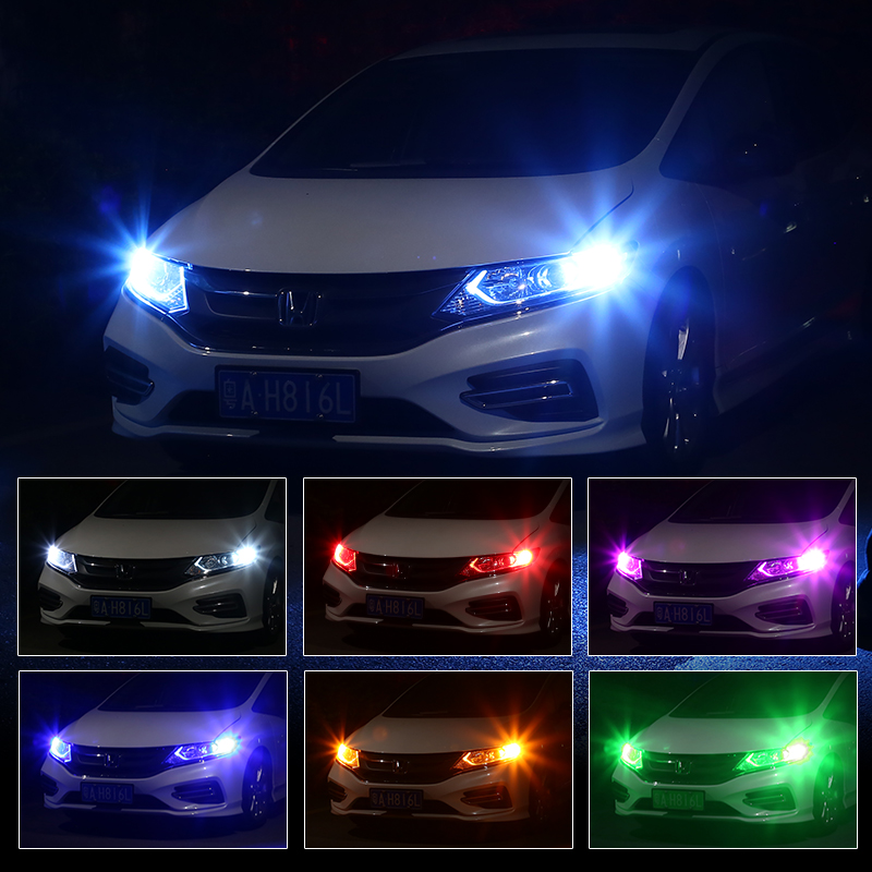 Lampu lebar mobil modifikasi lensa led t10 bohlam kecil super terang lampu eksterior mobil lampu berjalan grosir umum h11 h7