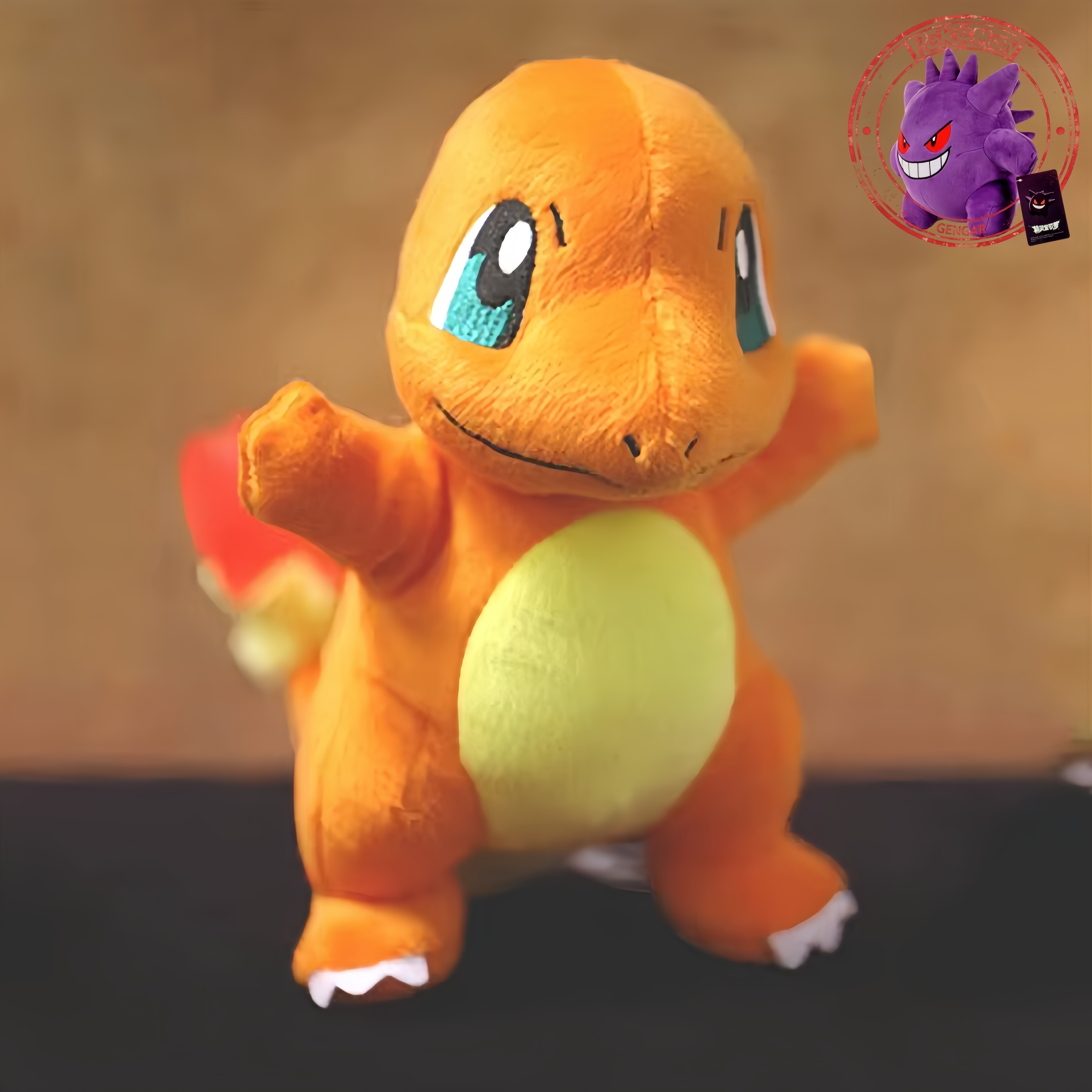 TAKARA TOMY Pokemon Charmander mainan boneka lembut Anime Jepang boneka naga hadiah untuk anak-anak