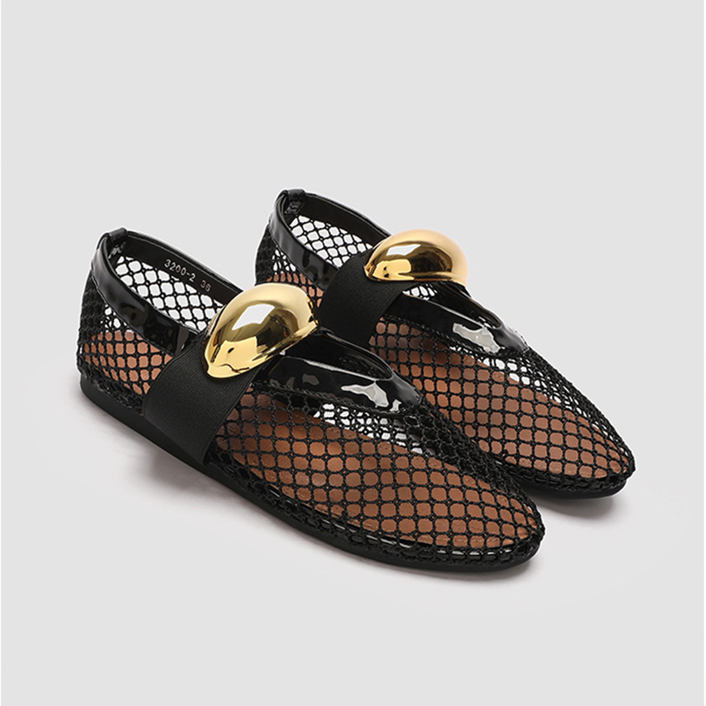 New Summer Mesh Round-Toe ventilate Thongs Woman Slippers Mules Slides Flip-Flops Exclusive Lazy Outdoor Slippers
