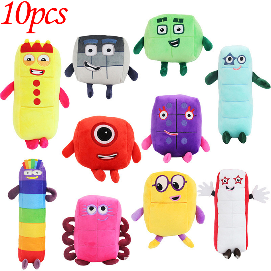 14-18 cm Cartoon Anzahl PlĂŒsch Puppe Spielzeug PĂ€dagogisches GefĂŒllte Film Anime Kinder FrĂŒhen Kindheit Geburtstag Weihnachten Geschenk