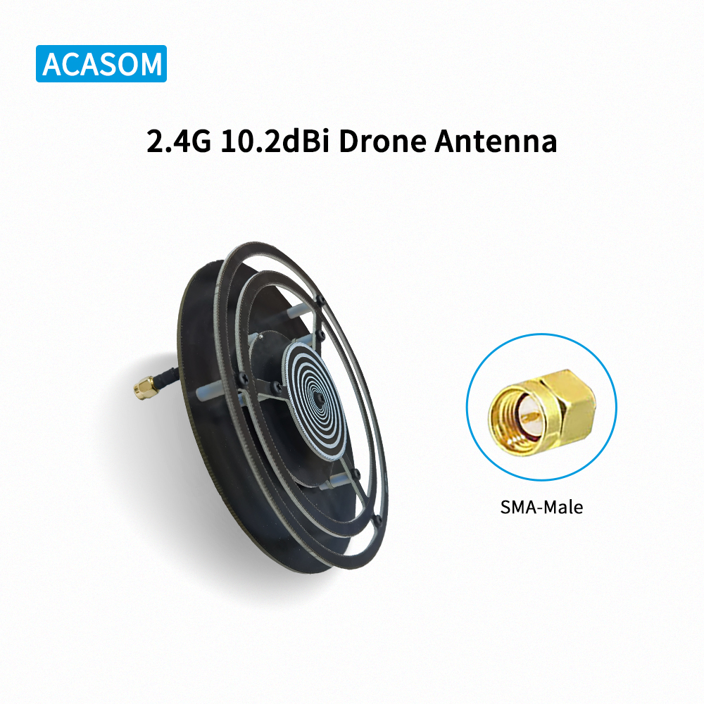 Antena de refuerzo para Dron FPV, amplificador de alta ganancia, bloqueador de dirección, 2,4 GHz, 10,2db