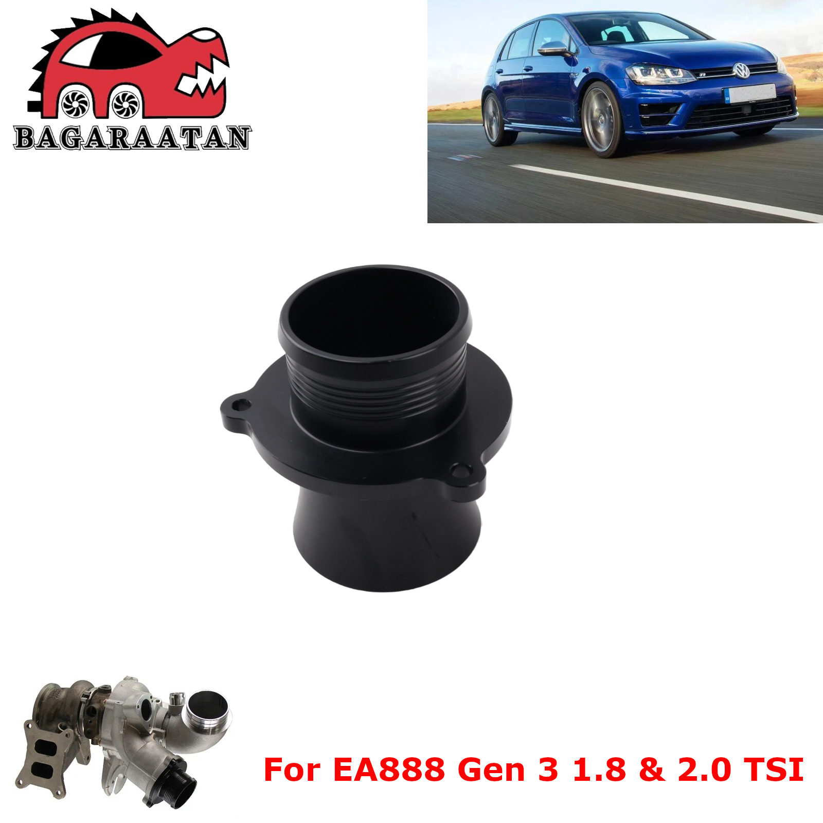 Usunięcie tłumika turbosprężarki EA888 do Audi A3 A4 B8 / B8.5 A5 A6 Q5 VW Golf Mk7 06H131111 silnik 1.8T 2.0T TSI platforma MQB
