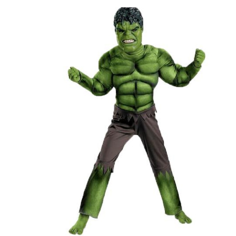 Fantasia de Hulk para vestido extravagante/festa de carnaval de Halloween, cosplay, roupas de meninos, suprimentos de decoração