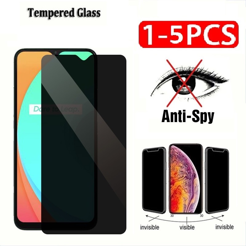 Pelindung layar kaca Tempered privasi, 1-5 buah untuk Samsung wide 4 wide 5 A13 6.6 inci A13 5G 6.5 inci A03S A05S A22 4G anti-mata-mata