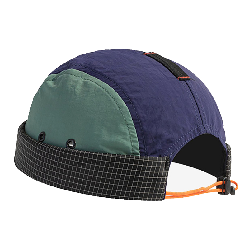 กันน้ํา Docker หมวกไม่มี Visor Fast แห้ง Brimless หมวกสีทึบ Anti-UV Beanie หมวกหมวกปรับสําหรับชายหญิง