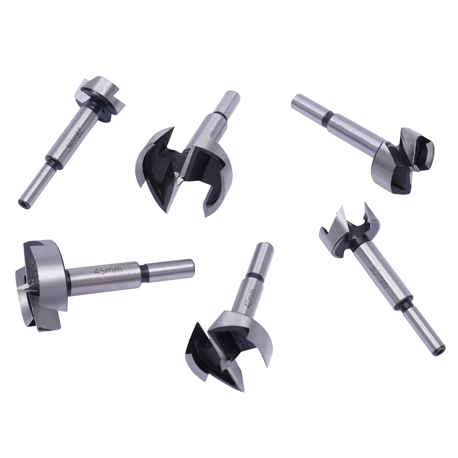 15 stücke Bohrers ätze 10mm - 50mm Lochs ägen schneider mit Tiefenstopper-Scharnier bohrlochs äge für Holz bearbeitungs möbel