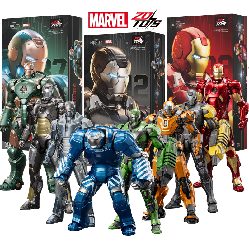 ZD Giocattoli Iron Man Action Figure Mark 35 Red Snapper Iron Man MK 24 MK 22 MK 47 Tony Stark Ironman Figura Azione Raccogliere Giocattolo Regalo