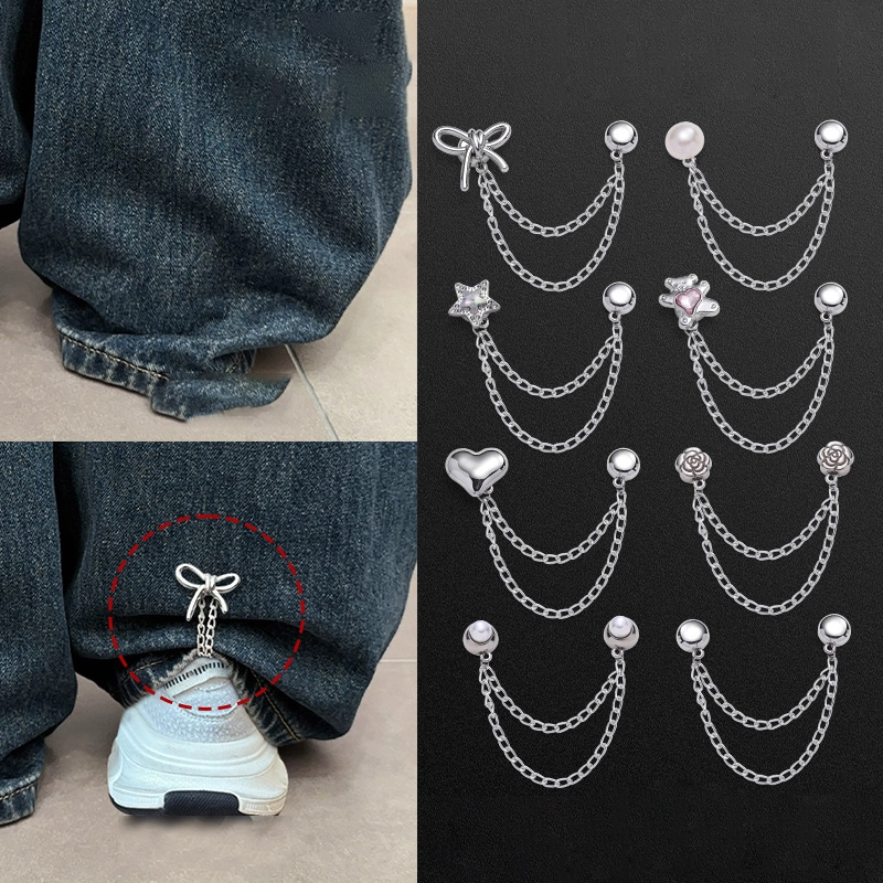 Clip per vestiti regolabili da donna con decorazioni a farfalla - Riduzione istantanea delle maniche, adatte per camicie, abiti, pantaloni