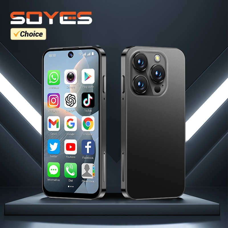 SOYES XS19 Mini Smartphone 3,88 pulgadas 2GB RAM 16GB ROM Android10.0 con reconocimiento Facial Dual SIM en espera red 3G teléfono pequeño
