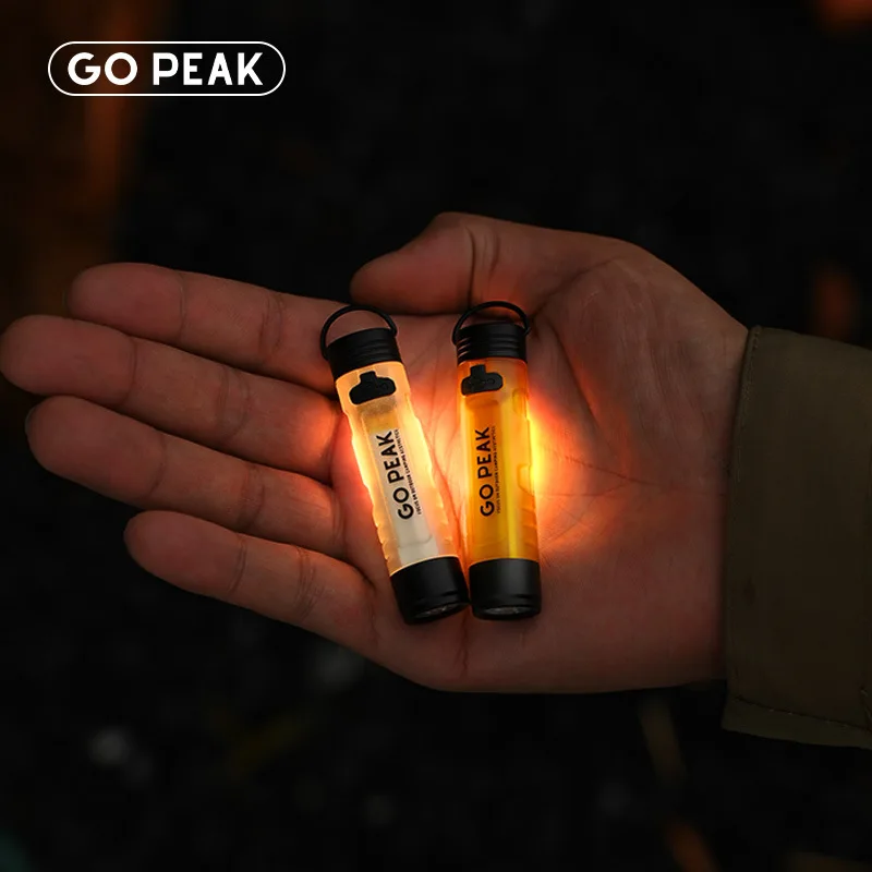 GOPEAK Pocket Mini ไฟฉายกลางแจ้งคลิปหมวก Ambient Led Long Endurance Disaster Relief ฉุกเฉิน 5050 ขนาดเล็ก