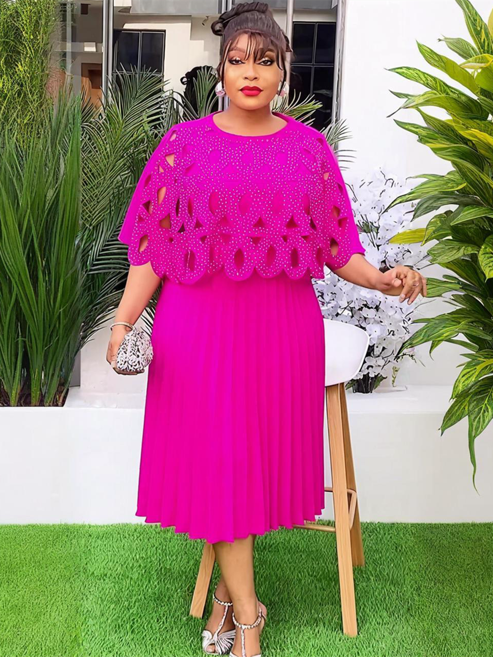 Elegant African Dresses for Women Dashiki Ankara Office Lady Outfits Robe Plus Size Turkey Evening Party Long Dress 2026