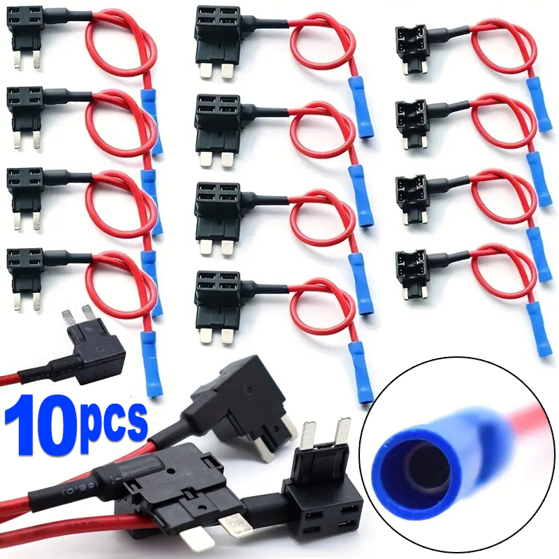 Soporte de cuchillas para fusibles de coche, adaptador de circuito, divisor Protector, ATM, APM, Micro conector, accesorios para automóviles y camiones, 12V, 24V