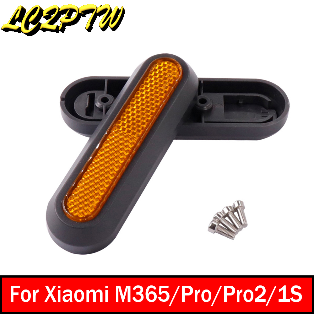 Rad Abdeckung Schützen Shell Für Xiaomi Elektrische Roller Pro 2/1s/M365 Vorne Hinten Sicherheit Reflektierende Teile gelb reflektor