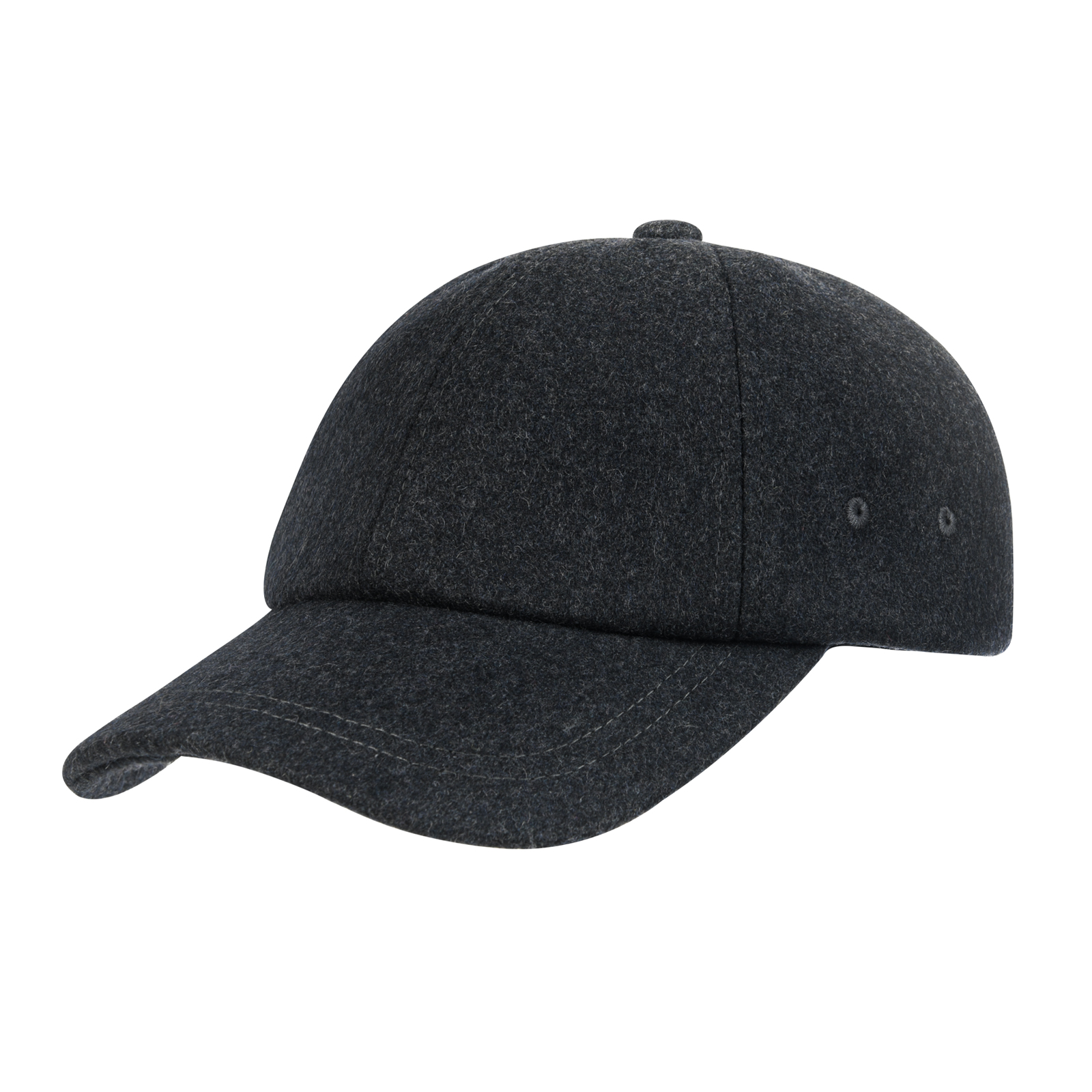 BOTVELA Heren Wollen Tweed Baseball Cap Casual Stijl Zachte Verstelbare Ongestructureerde Hoed