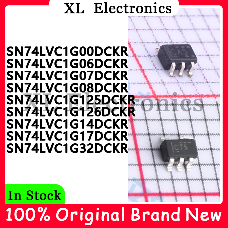 10 unids/lote SN74LVC1G00DCKR SN74LVC1G06DCKR SN74LVC1G07DCKR SN74LVC1G08DCKR SN74LVC1G125DCKR SN74LVC1G126DCKR nuevo Original