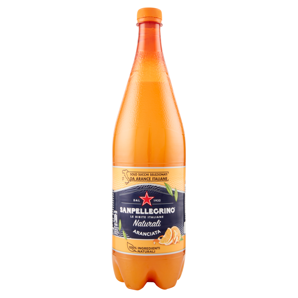 Kohlensäure haltiges Getränk aus Orangen aranciata naturli 1,2 l-san pellegrino