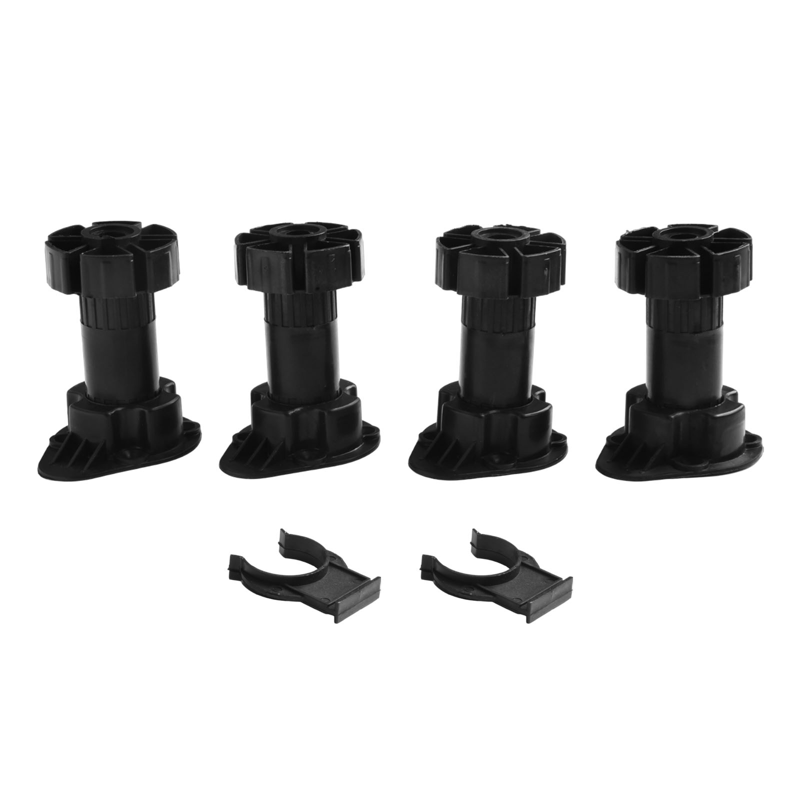 4 Stück höhenverstellbare Schrankfüße, Möbelfüße, Ständer, 80 mm, 100 mm, 120 mm, für Schrank, Tisch, Sofa ﻿ Kleiderschränke