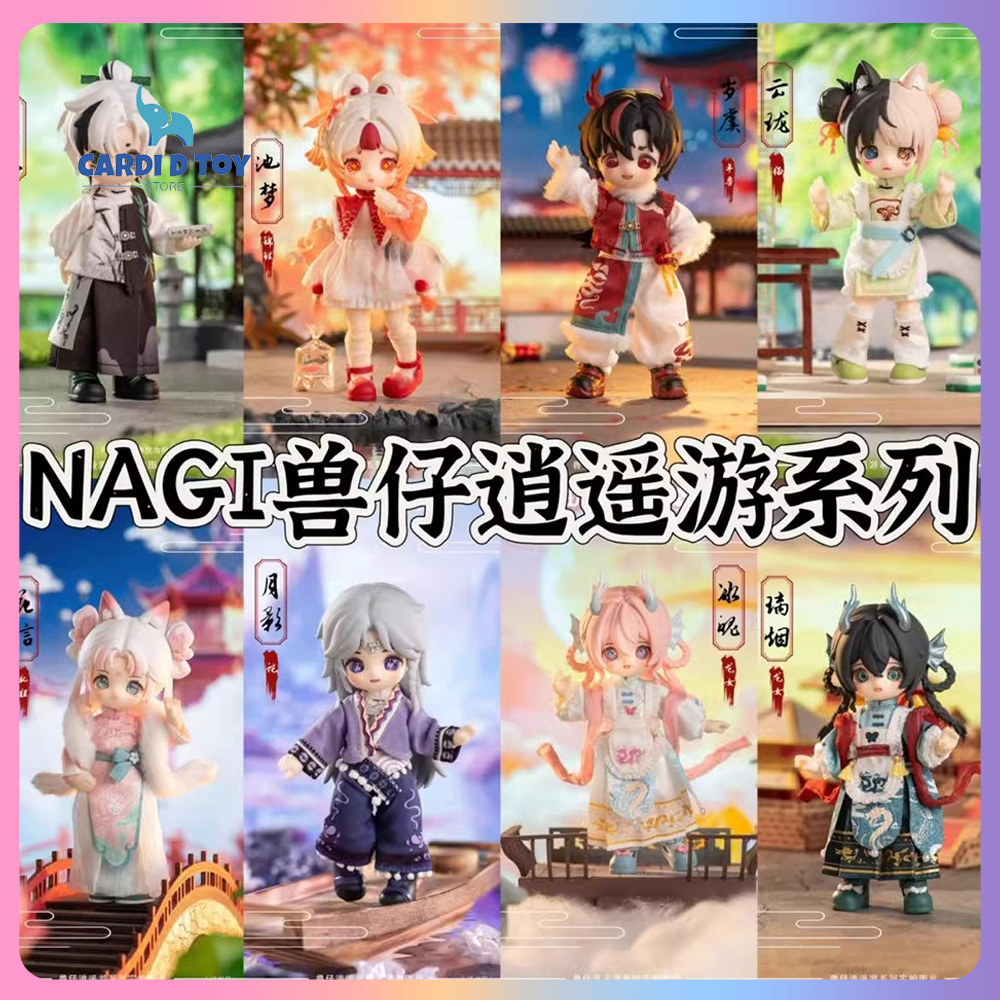 Подлинная Nagi Blind Box Beast Kids Generation 4, бесплатная серия, экшн-фигурка, мультяшная загадочная коробка, миниатюрная модель, подарочные игрушки-сюрпризы