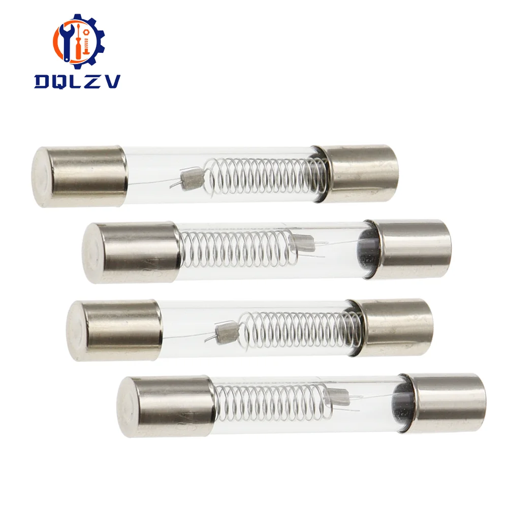 Fusible especial para horno microondas de 5KV, 6x40MM, 0,65a, 0,7a, 0,75a, 0,8a, 0,85a, 0,9a, 1A, fusible de tubo de vidrio 5000V, 700MA, 6x40mm, fusible de alta presión