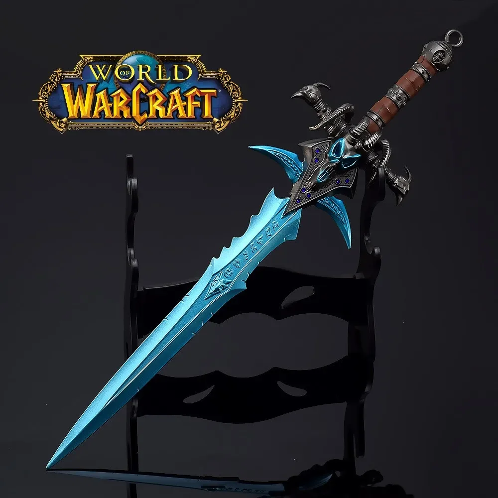 30cm World of Warcraft espada Frostmourne juego periférico Nerzhul demonio el Rey Lich espada Metal modelo figura de acción regalo Juguetes
