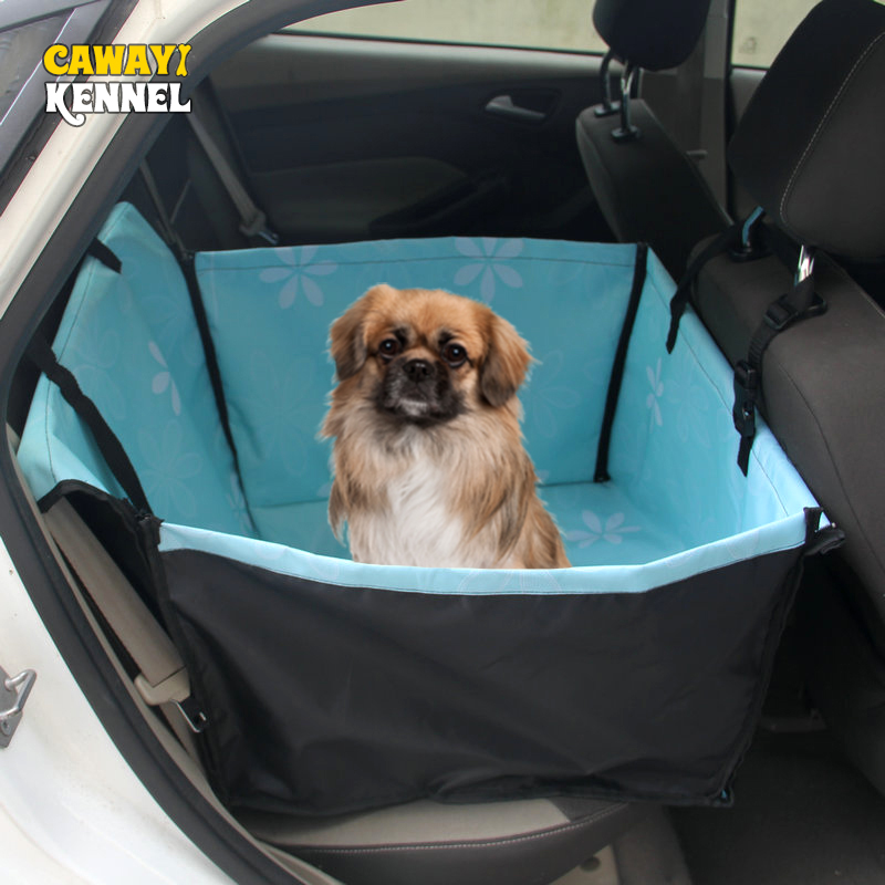 Cawayi Kennel Pet Carriers Hond Auto Seat Cover Carrying Voor Honden Katten Mat Deken Achter Back Hangmat Protector Transportin Perro