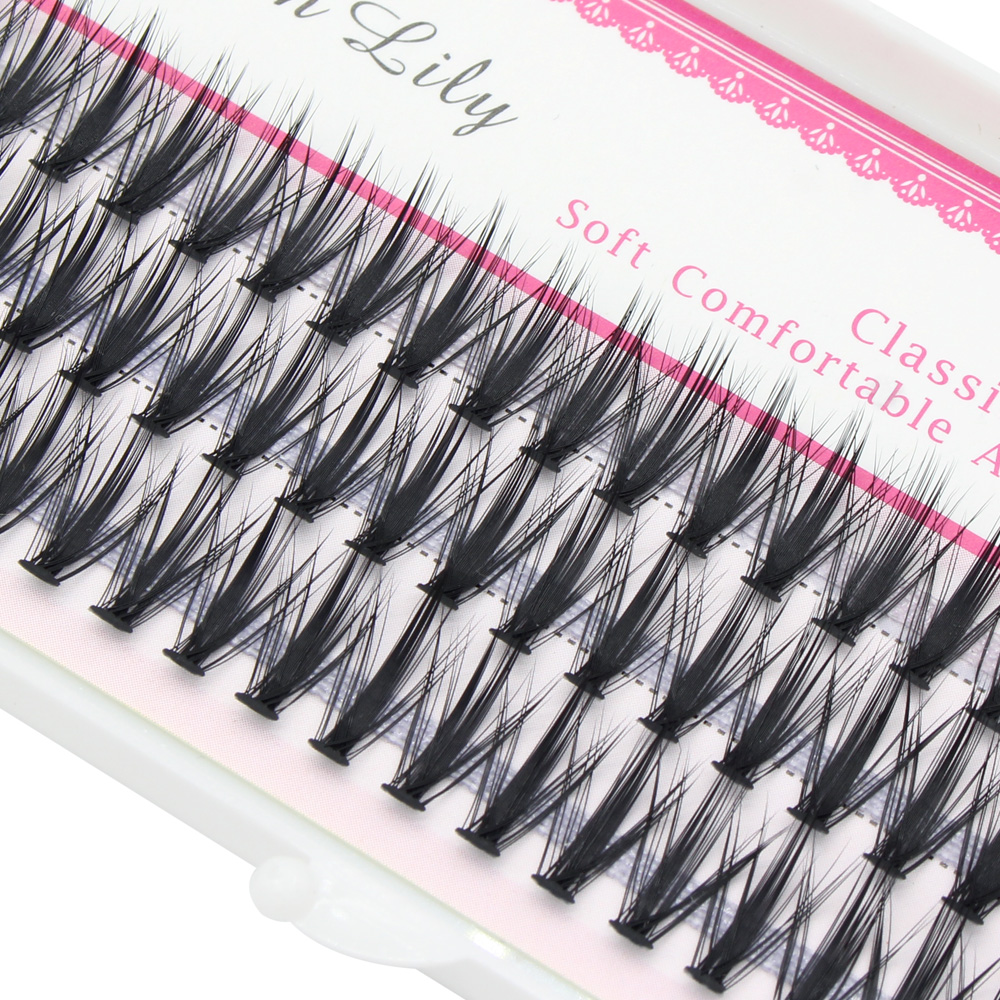 60 paquets de luxe épais grappe Extension de cils 3D Volume russe greffage faux faux 20D 30D vison cils Bunche Cilias