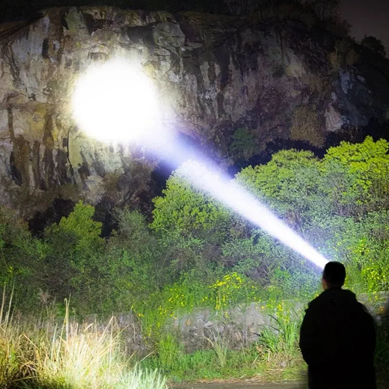 Lanterna Magnética de Cabeça LED para Pesca Noturna - Faróis Externos com Longa Duração de Bateria e Luz Forte
