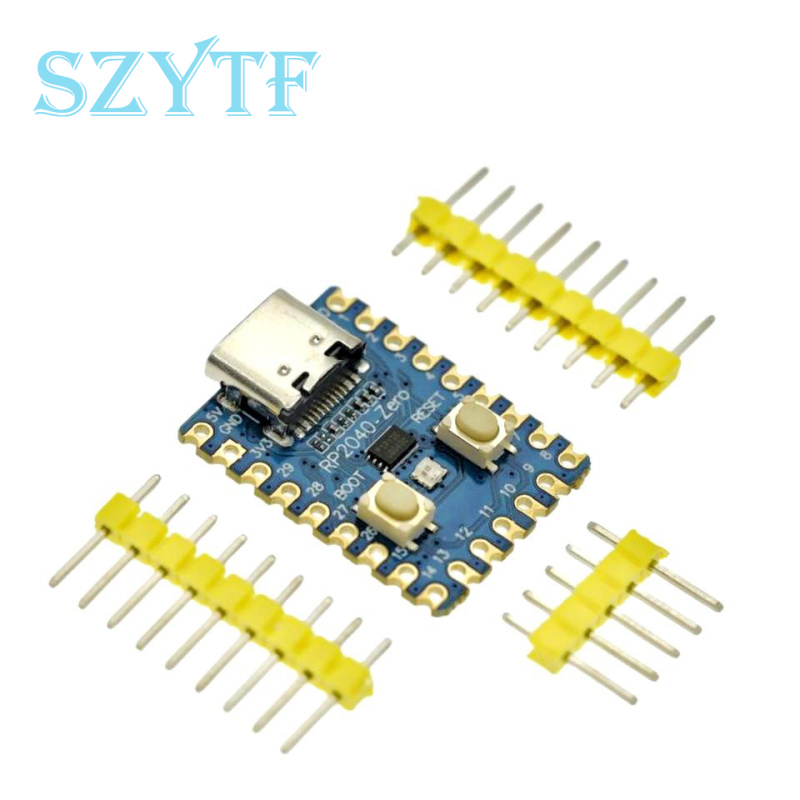 RP2040-Zero RP2040 para Raspberry Pi Microcontrolador PICO Módulo de Placa de Desenvolvimento Dual-core 264K 2MB Flash 133MHz